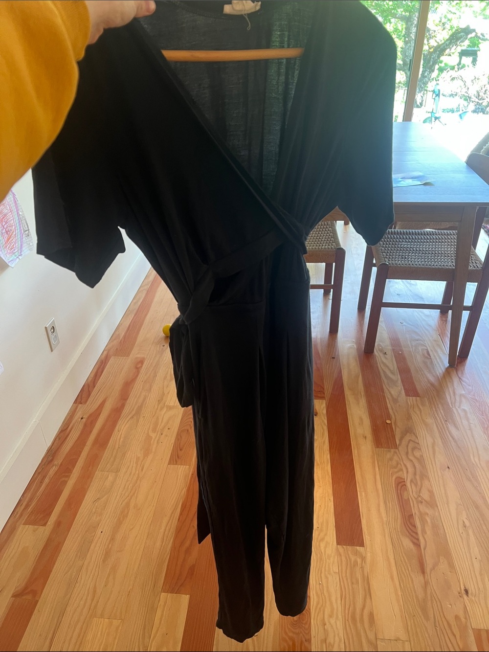 Ingrid & Isabel maternity Black Wrap-Style Jumpsuit